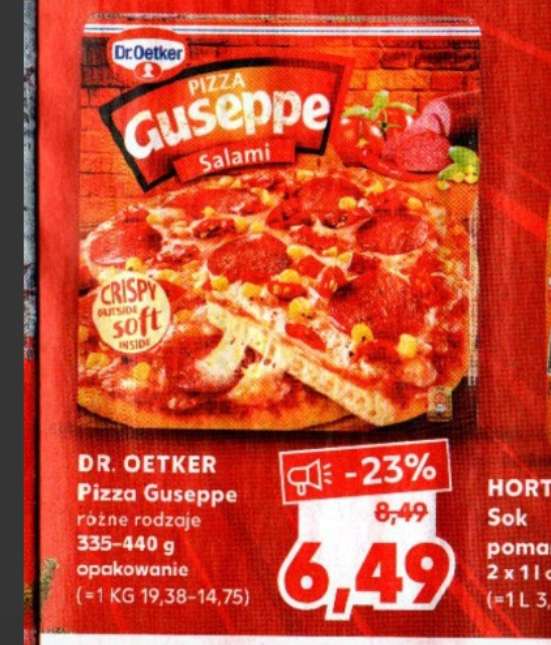 Pizza Guseppe 335-440g różne rodzaje Kaufland