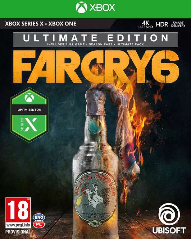 Far Cry 6 Ultimate Edition XBOX SERIES X / XBOX ONE, gold edition za 149, zwykły za 99