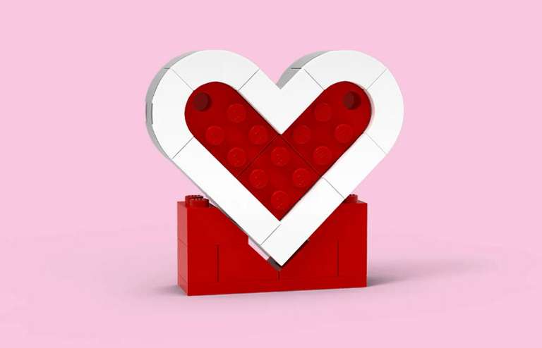 Zbuduj Walentynkowe serce LEGO i zabierz je do domu - za darmo!