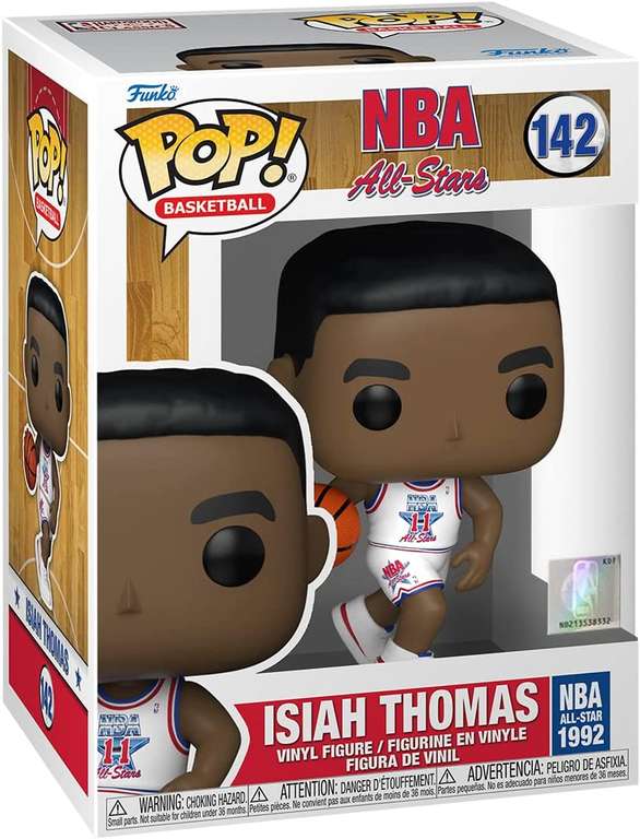 Funko POP NBA: legendy - Isiah Thomas. W opisie Stockton i Malone