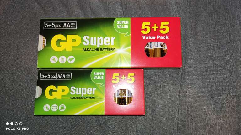 Baterie GP Super alkaline 10 sztuk AA/AAA