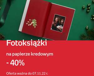 Fotoksiążka 20x30 kreda, twarda okładka. Fotoksiążki - 40% empikfoto.pl