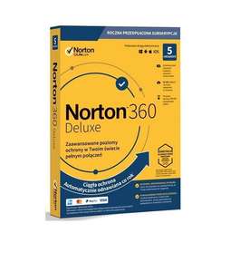 Norton 360 Deluxe na rok, 5 stanowisk