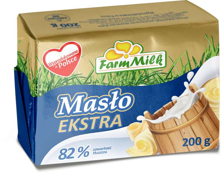 Masło ekstra 200g Farm Milk - Stokrotka Online Lublin