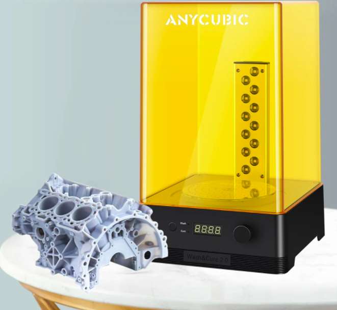 Anycubic Wash & Cure 2.0 - urządzenie do mycia i utwardzania modeli 3D (wysyłka z Niemiec) @TomTop