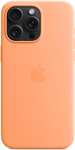 Apple Silikonowe etui z MagSafe do iPhone’a 15 Pro Max – pomarańczowy sorbet