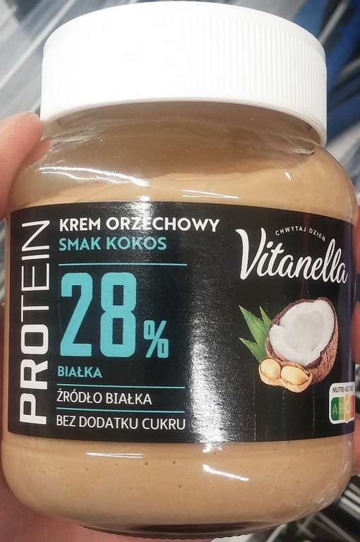 Krem orzechowo-kokosowy z białkiem WPC Vitanella 350g - Biedronka
