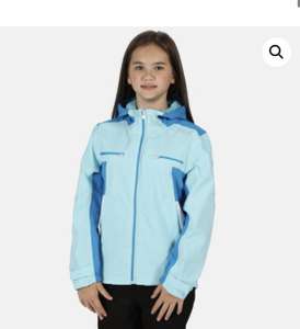 Dziecięca kurtka przeciwdeszczowa Regatta Highton Jacket II jasnoniebieska