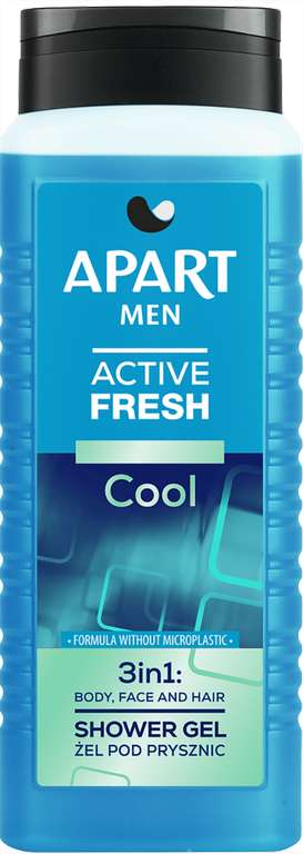 APART MEN Cool Active Fresh żel pod prysznic, dla mężczyzn, 3w1 500 ml, dostępne również inne rodzaje