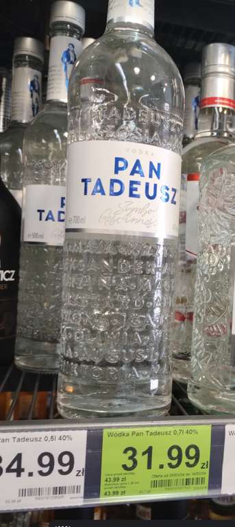 Wódka Pan Tadeusz 0,7l 40% /29 zł przy zakupie 11/ @Dino