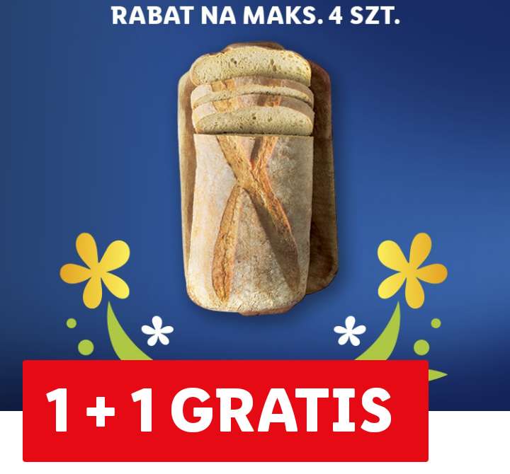 Chleb Włoski 1+1 GRATIS @Lidl