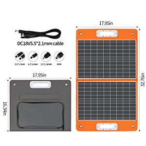Składany panel solarny Flashfish TSP60W 18V/60W @ Gshopper