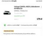 Dekoder CANAL+ BOX 4K HY4001CD + 2-miesięcznym dostępem do pakietu CANAL+ (zakup przez aplikację Empik)