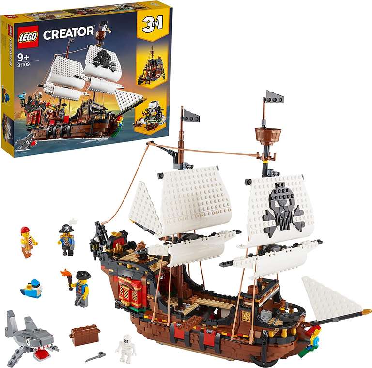 LEGO Creator 31109 Statek piracki (Amazon Prime)