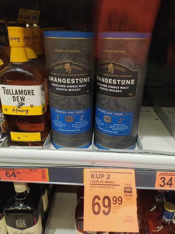 Grangestone Hihgland Single Malt Scotch Whisky przy zakupie 2szt.