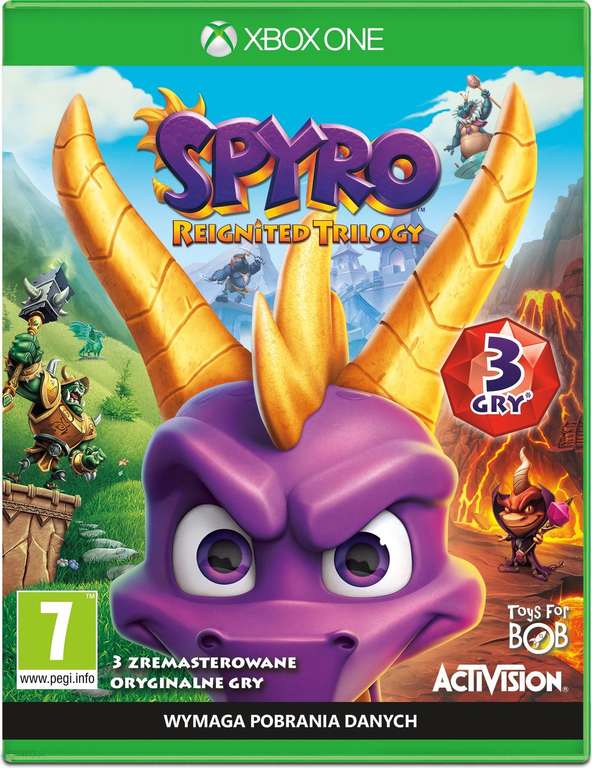 Spyro Reignited Trilogy AR XBOX One / Xbox Series X|S CD Key - wymagany VPN