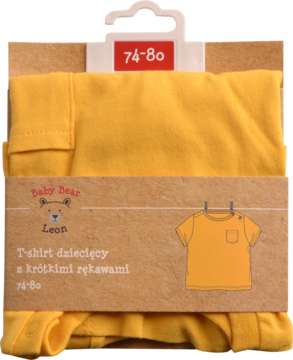 T-Shirt dziecięcy z krótkimi rękawami Baby Bear Leon - wiele rozmiarów i kolorów