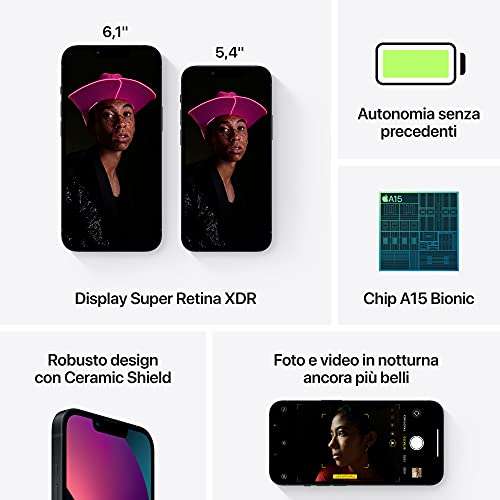 Smartfon Apple iPhone 13 mini (128 GB) — czarny i czerwony [ 693,28 € ]