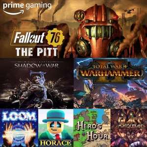 Amazon Prime Gaming (październik 2022) - Fallout 76, Middle-earth: Shadow of War, Total War Warhammer II i więcej..