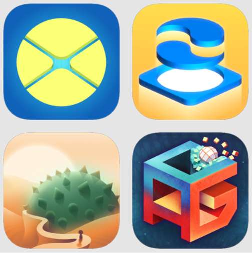 Gry logiczne - Scalak, OXXO, Zenge oraz Art of Gravity za darmo w Google Play i App Store (Android, iOS)