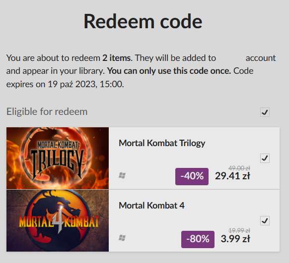 [GOG / Newsletter] Mortal Kombat Trilogy i Mortal Kombat 4