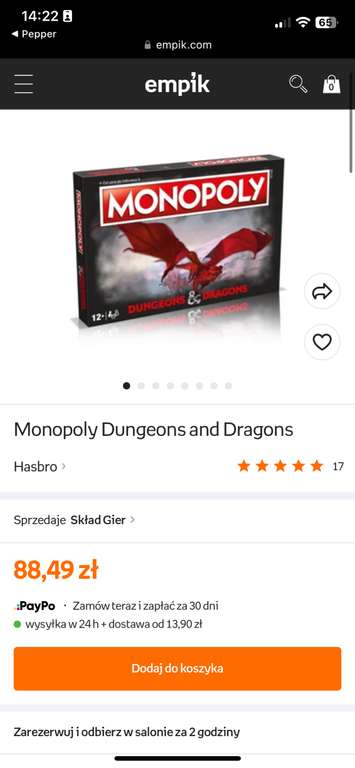Monopoly Dungeons&Dragons