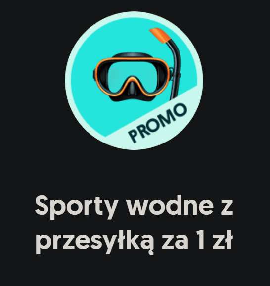 Wysyłka OLX za 1 zł - kategoria "Sporty wodne"