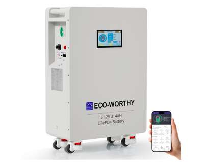 Magazyn Energii 16,1kWh 51,2V 314Ah LifePO4 200A BMS BT