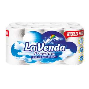 Papier toaletowy Lavenda Premium 16x150L 3W (0,87zł/rolka)