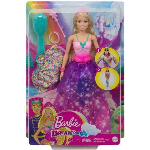 Lalka Barbie Dreamtopia Księżniczka Syrenia przemiana