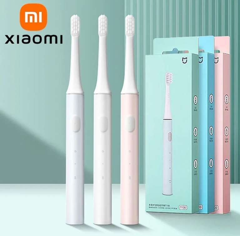 XIAOMI Mijia T100 soniczna szczoteczka elektryczna do zębów IPX7. ALIEXPRESS $7.87