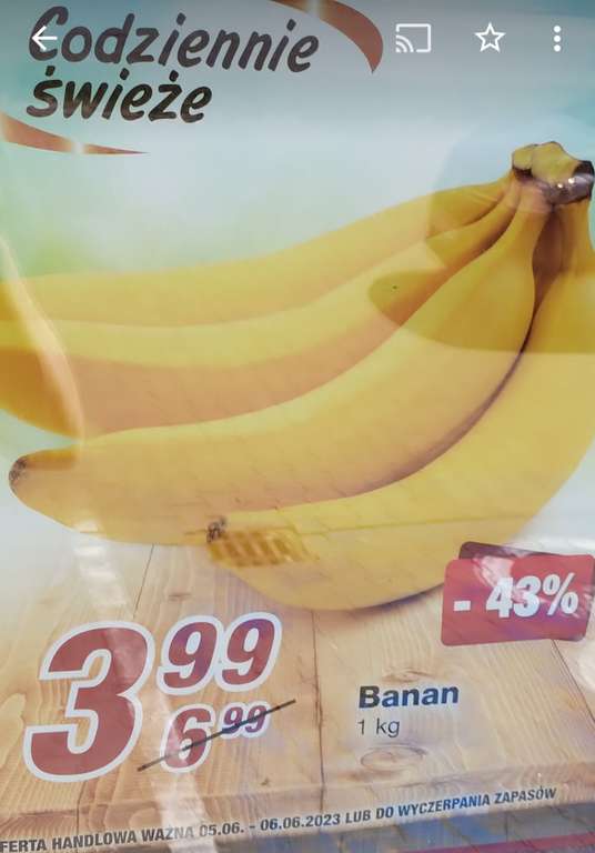 Banany 1kg @Dino