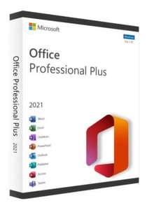 Microsoft Office 2021 Professional Plus na 1 komputer PC/Windows (Cyfrowy klucz licencyjny) Dostawa e-mailem w 30 sekund [ 0,20 € ]