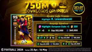 Specjalna karta Roberta Lewandowskiego do odebrania za Darmo w eFootball 24 (Pro Evolution Soccer)