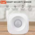 Tuya ZigBee/WiFi czujnik ruchu PIR bezprzewodowy czujnik podczerwieni bezpieczeństwa AlarmUS $7.31