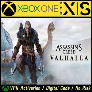 Assassin's Creed Valhalla AR VPN Activated XBOX One / Xbox Series X|S CD Key - wymagany VPN