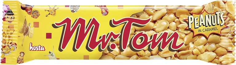 Batony Mr Tom: Peanut Bars - 1 pudełko z 36 sztukami po 40 g (1,60zl sztuka)