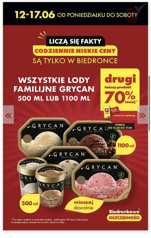Lody Familijne Grycan Drugi Taniej O 70 biedronka Pepper pl Lody Familijne Grycan Drugi Taniej O 70 biedronka Pepper pl
