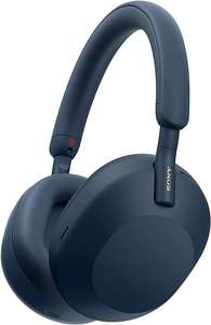 Sony WH-1000XM5 ANC Słuchawki Bezprzewodowe z Redukcją Hałasu, Bateria 30h, Nauszne, Niebieskie [PRIME]