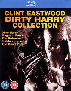 Dirty Harry Collection (Brudny Harry / Siła magnum / Egzekutor / Nagłe zderzenie / Pula śmierci) [5xBlu-Ray] Amazon.uk 13,16£ BRAK PL