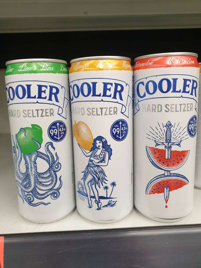 Cooler Hard Seltzer [Kaufland] (Arbuz, Mango, Limonka)