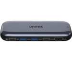 HUB Unitek uHub H6 6-in-1 USB-C M.2 SSD Storage Hub D1046A