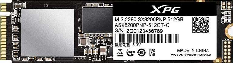 Dysk SSD ADATA XPG SX8200 PRO 512GB M.2 2280 PCI-E x4 Gen3 NVMe @morele