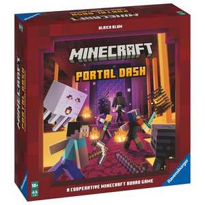 Gra planszowa RAVENSBURGER Minecraft Portal Dash (kooperacyjna gra dla fanów minecraft i nie tylko)