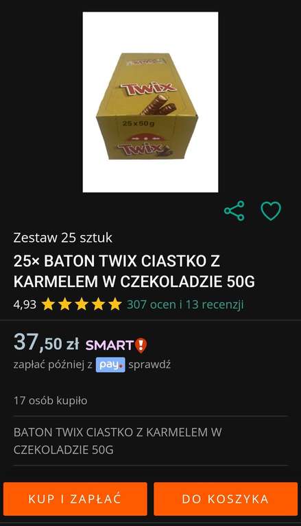 25x Baton Twix (zestaw)