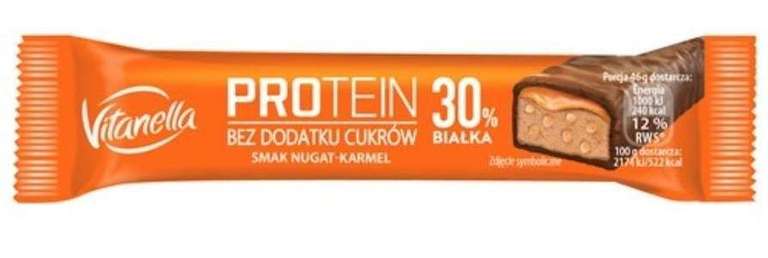 Baton proteinowy Vitanella Protein 27%/30% białka (przy zakupie 5 szt. z kartą MB) @Biedronka