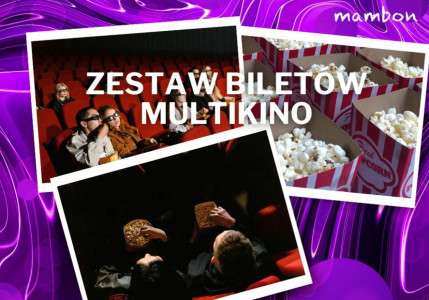 [Ponownie dostępne] Multikino - zestaw 20 biletów ważnych do 30.06.2025 (bez Warszawy i Pruszkowa) - mambon.pl