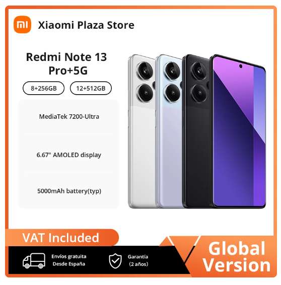 Smartfon Redmi Note 13 Pro + 5G 8+256GB USD299.54