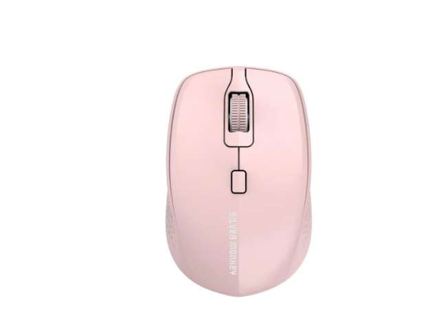 Mysz komputerowa Silver Monkey M40 Wireless Comfort Mouse Pink Silent