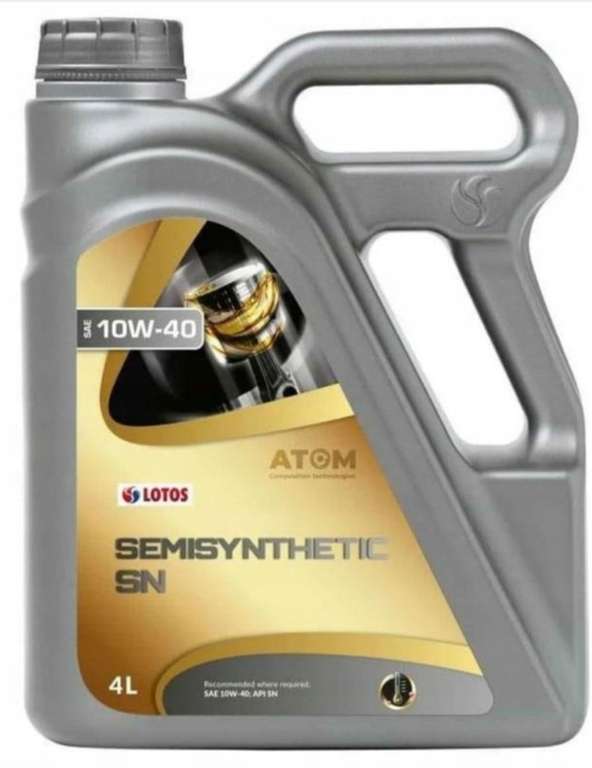 Olej silnikowy Lotos Semisynthetic 4 l 10W-40 | 15 zł za litr | Auchan |